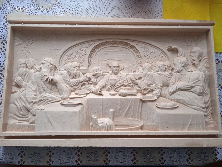 Таємна вечеря, ікони з дерева, ікони чпу, дерев'яні ікони