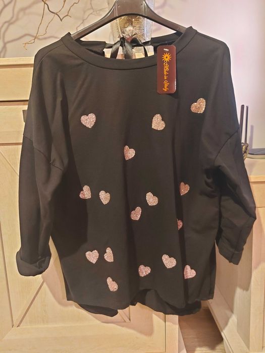 Bluzka różowe serca