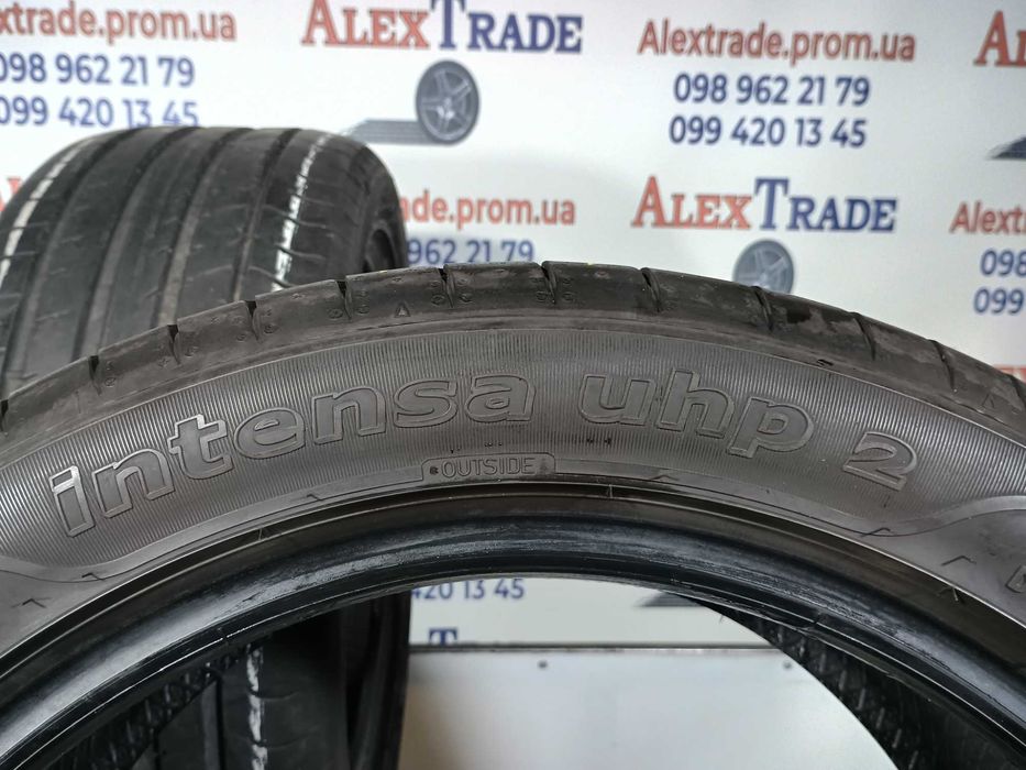 2шт 235/45 R17 Sava Intensa UHP 2 літні шини вживані, протектор 6мм