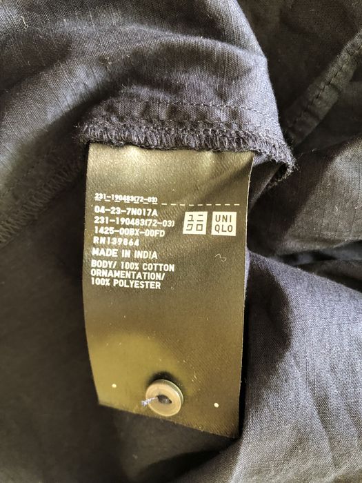 Bluzka bawełniana damska Uniqlo S