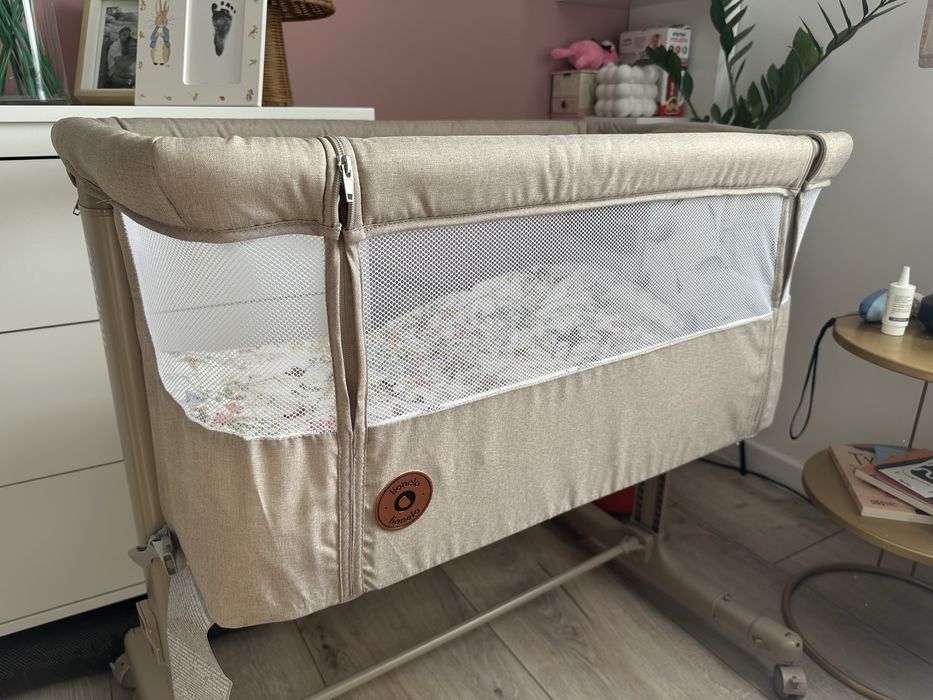 Dostawka do łóżka Lionelo Aurora Beige Cappuccino