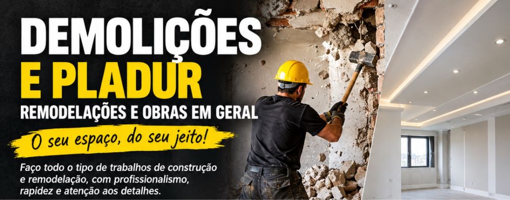 Demolições e Pladur