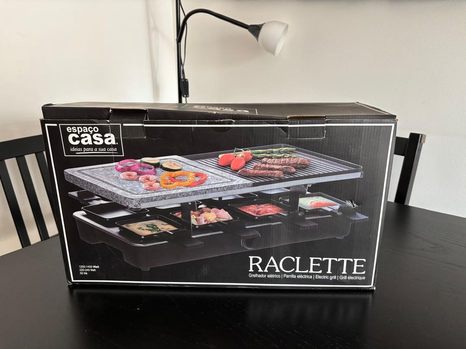 Grelhador Elétrico Raclette com Pedra – Excelente Estado