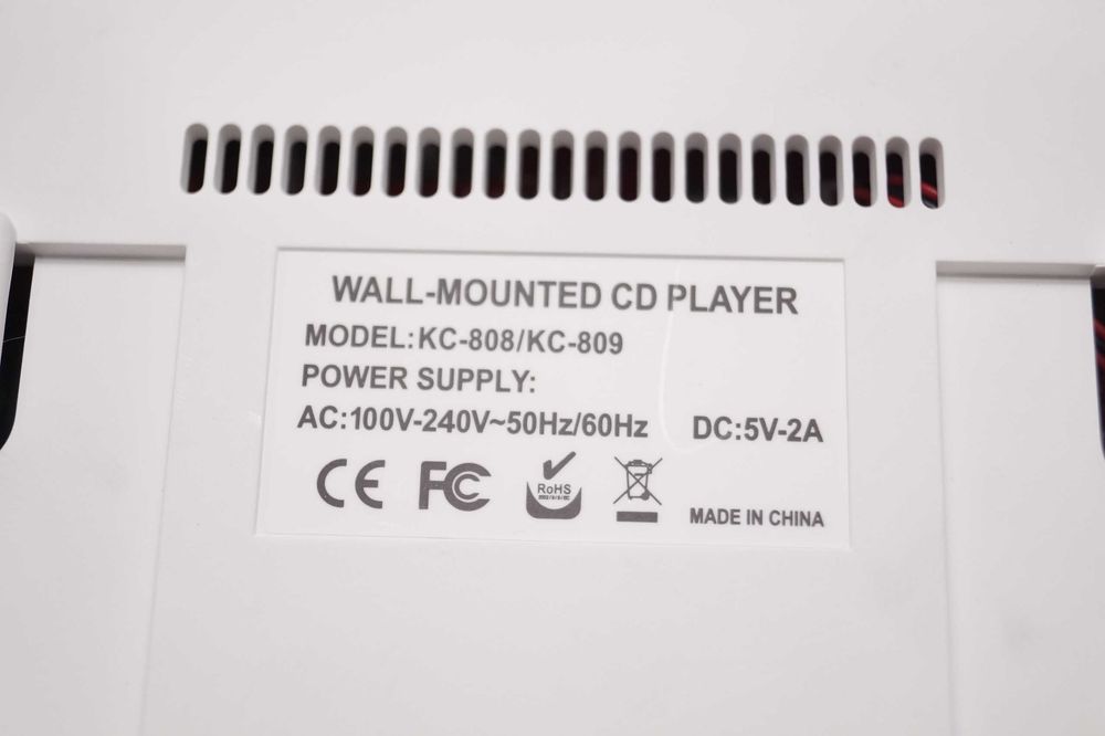 183 Odtwarzacz CD radio USB Z-809 ścienny BLUETOOTH biały