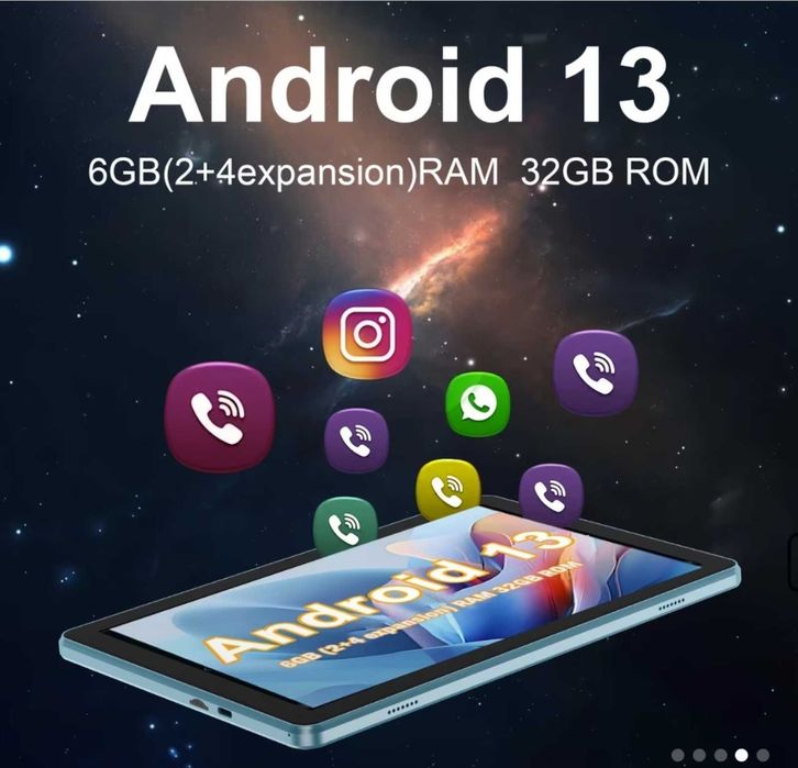 Планшет JUNINKE K11: 10.1-дюймовий IPS-дисплей 1280*800 / 6 ГБ (2+4 ГБ