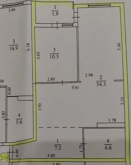 Продаж квартири по вул.Смакули 8