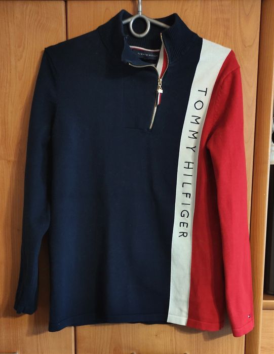Tommy Hilfiger bluza oryginalna z kapturem