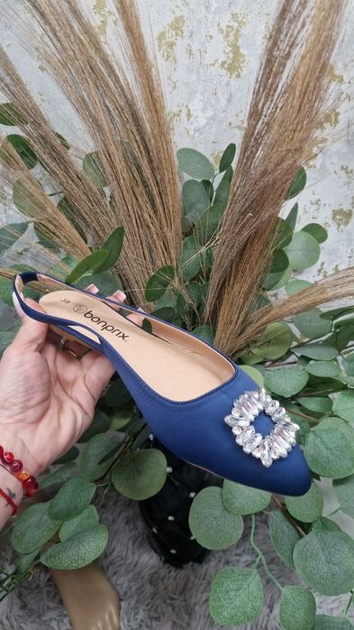 Granatowe baleriny 39