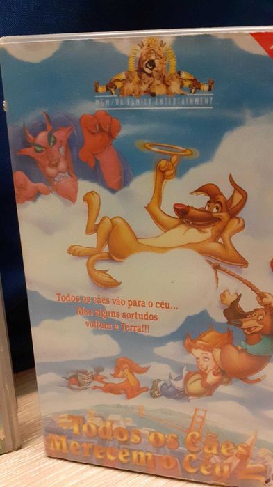 3 Cassetes vhs animação disney