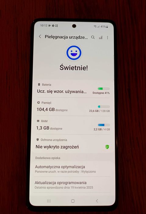 Smartfon Samsung Galaxy A51 czarny, 128GB, Android 13, stan dobry