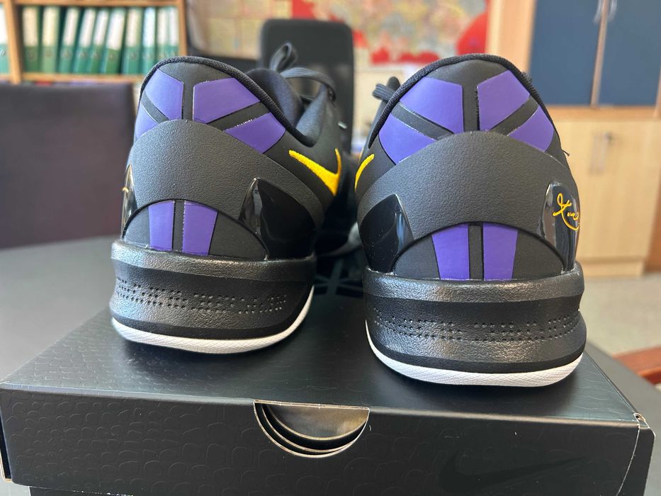 Kobe 8 Protro Black and University Gold Lakers