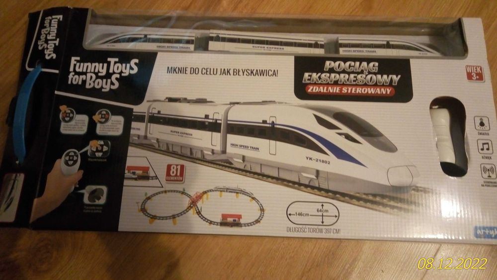 Pociąg ekspresowy zdalnie sterowany