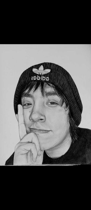 Реалістичний портрет олівцем по фото | Ручна робота