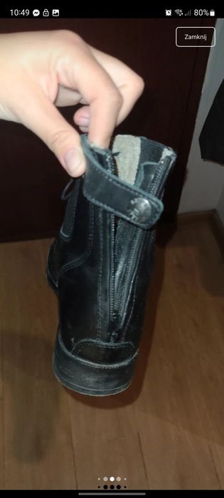Zimowe buty jeździeckie