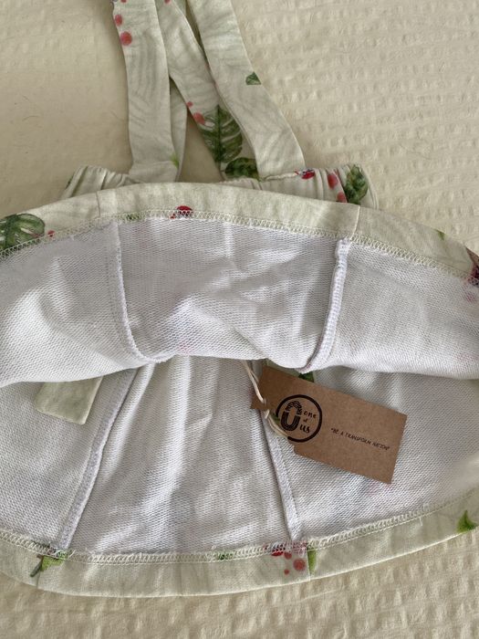 Saia com suspensórios 18/24 meses