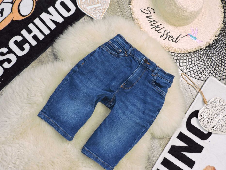Next - spodenki jeans strech , slim r 134