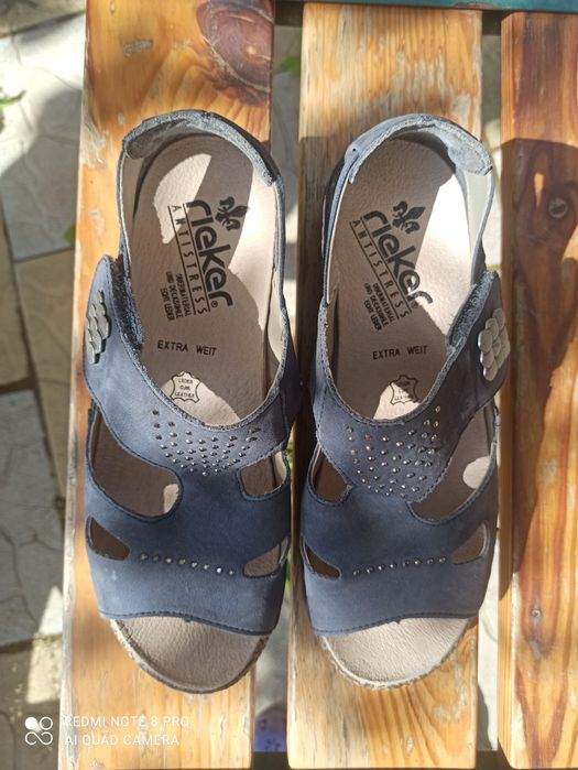 Босоножки RIEKER.цвет синий.