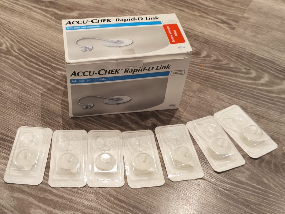 Zestaw infuzyjny Accu Check Wkłucia do pompy 7 szt Rapid-D Link