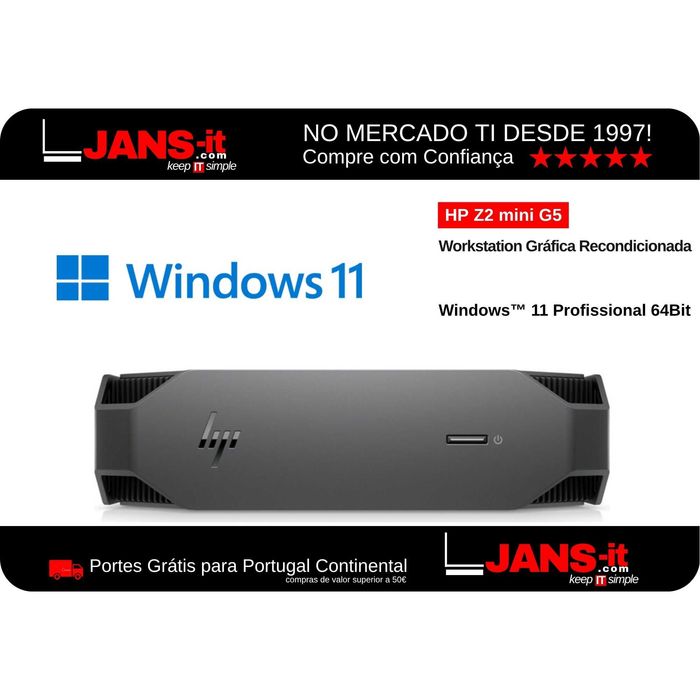 HP Z2 mini G5 | i9-10900T | 64GB | SSD 1TB | NVIDIA T1000
