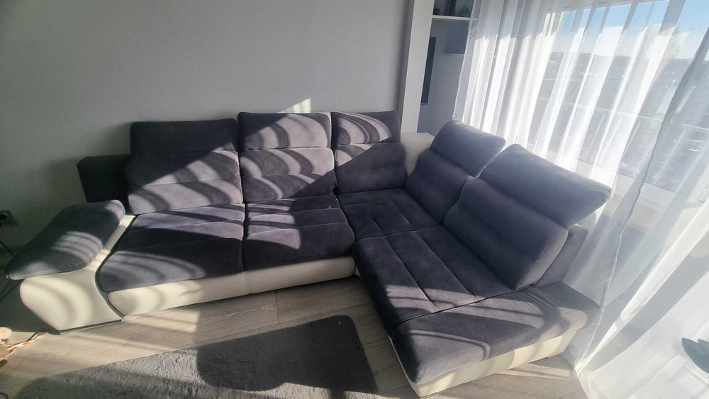 Kanapa narożnik z funkcją spania