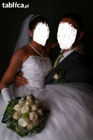 Biała Suknia Ślubna rozm.38