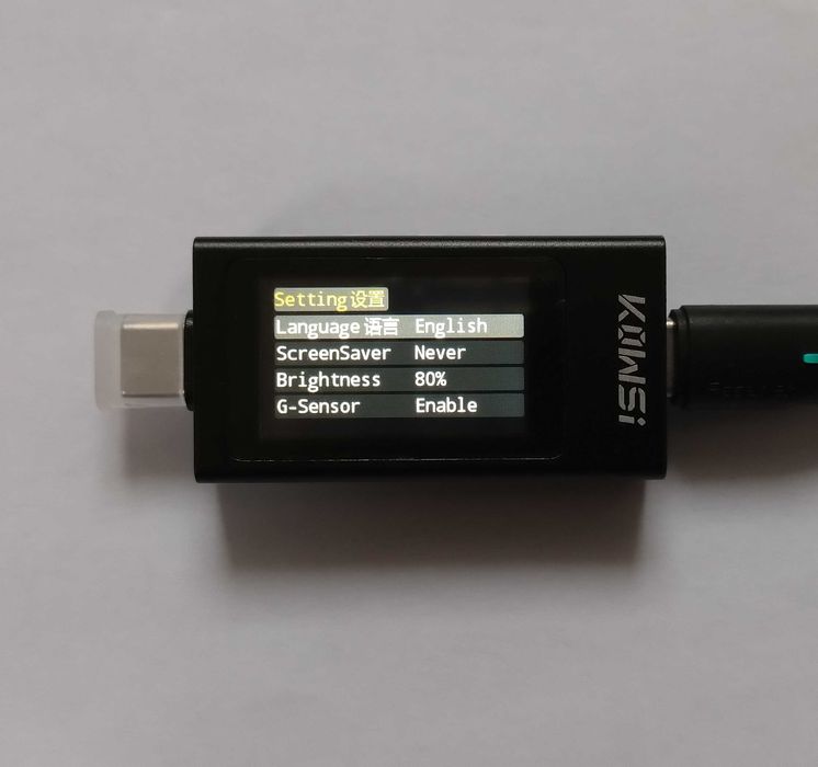 KWS X1 Miernik Tester Woltomierz Amperomierz DC 4-30V 0-12A HD IPS