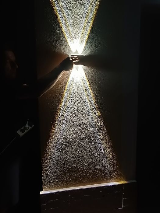 2 Lâmpadas de parede LED impermeáveis ao ar livre - Novas