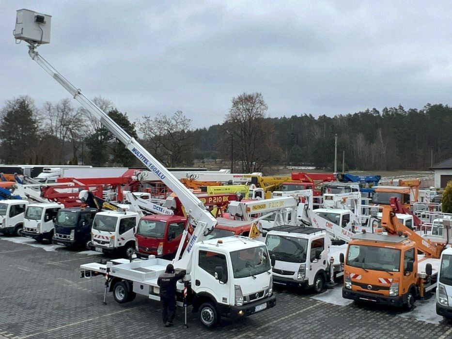 Nissan Cabstar  Podnośnik Koszowy 16.5m Multitel 160 ALU Zwyżka UDT Wumag GSR P7
