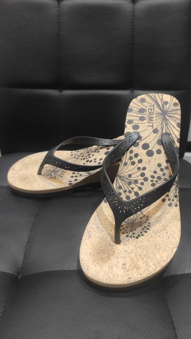 Шлепки Termit вьетнамки на платформе танкетке