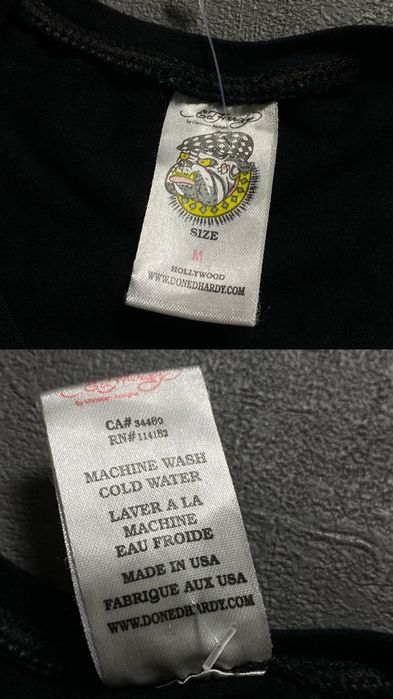 Ed Hardy Y2K Skull Tattoo T Shirt футболка эд харди тату черепа