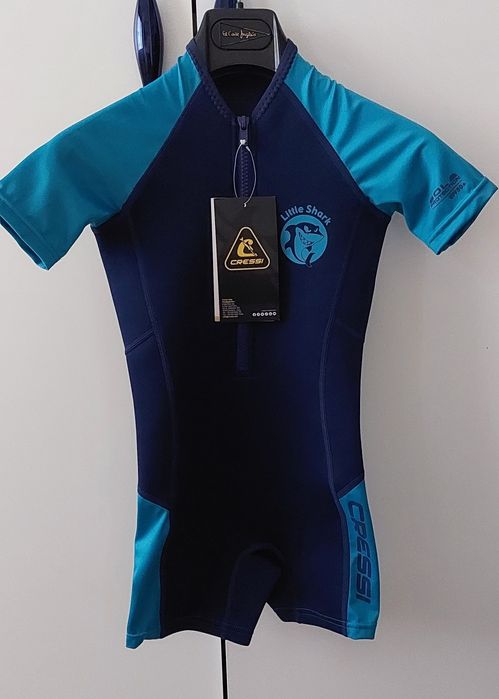 Cressi Little Shark fato para praia/ natação 3/4 anos