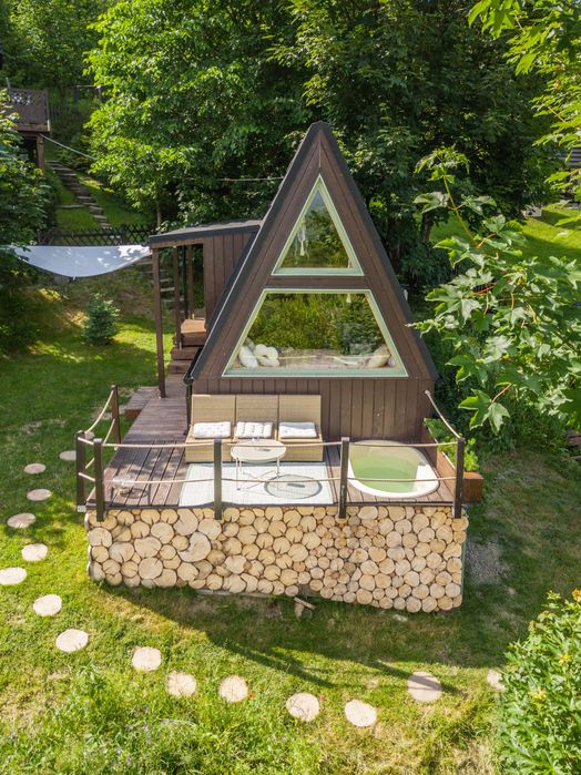 Urokliwy domek tiny house BALIA, WIDOK Babia Góra