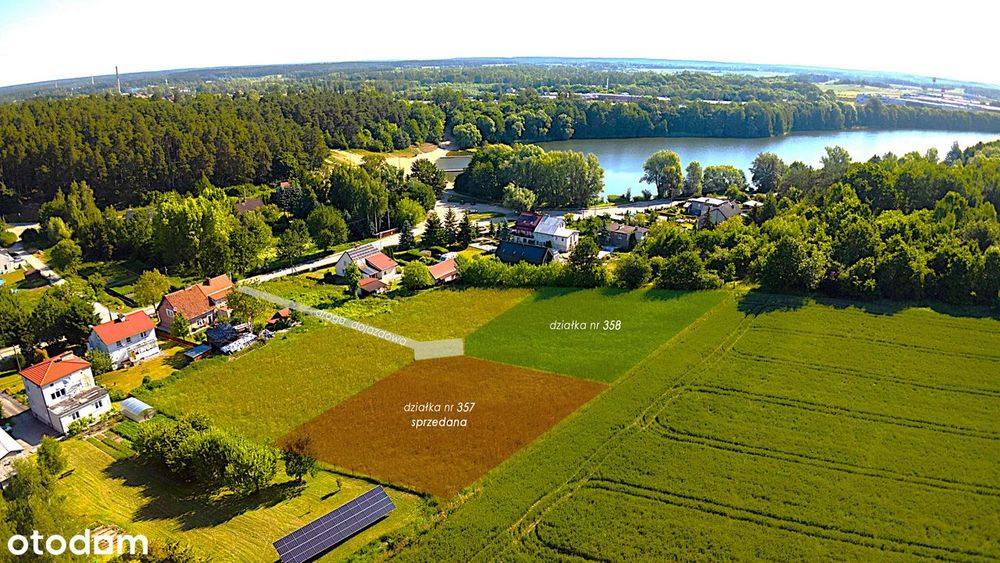 Działka z widokiem na jezioro