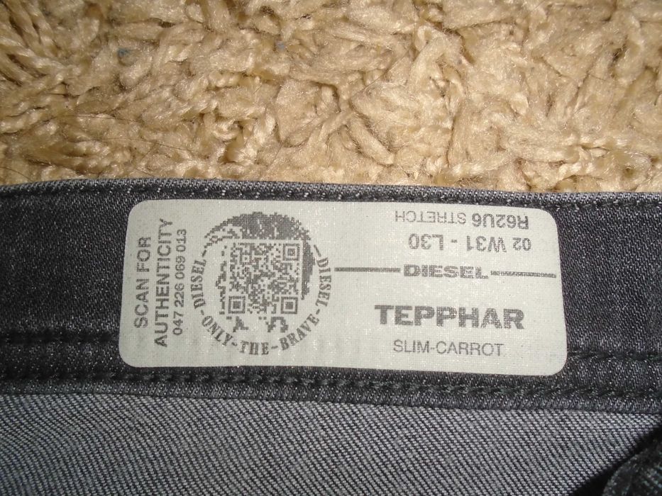 Джинсы Diesel Tepphar stretch Italy W31-32 L30