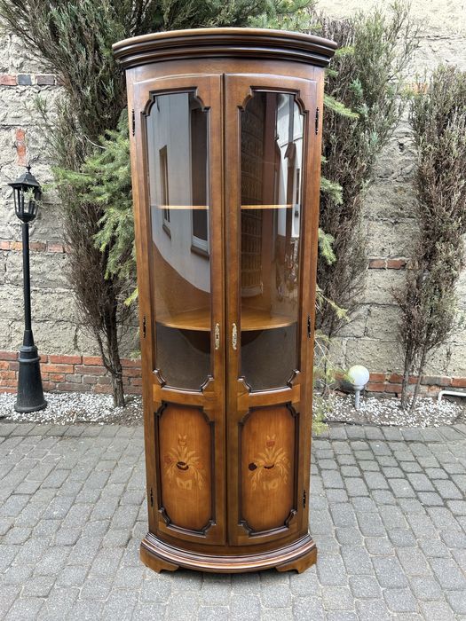 Witryna Narożnikowa Kredens Narożnik Słupek Gablota Ludwik PoRenowacji