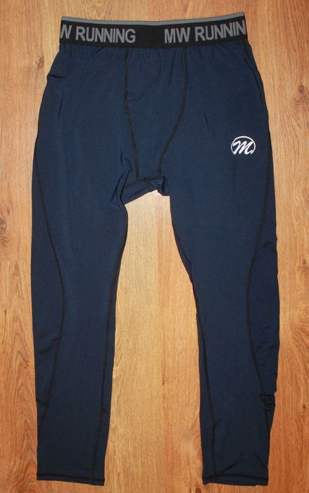Мужские спортивные леггинсы тайтсы термо mw running m