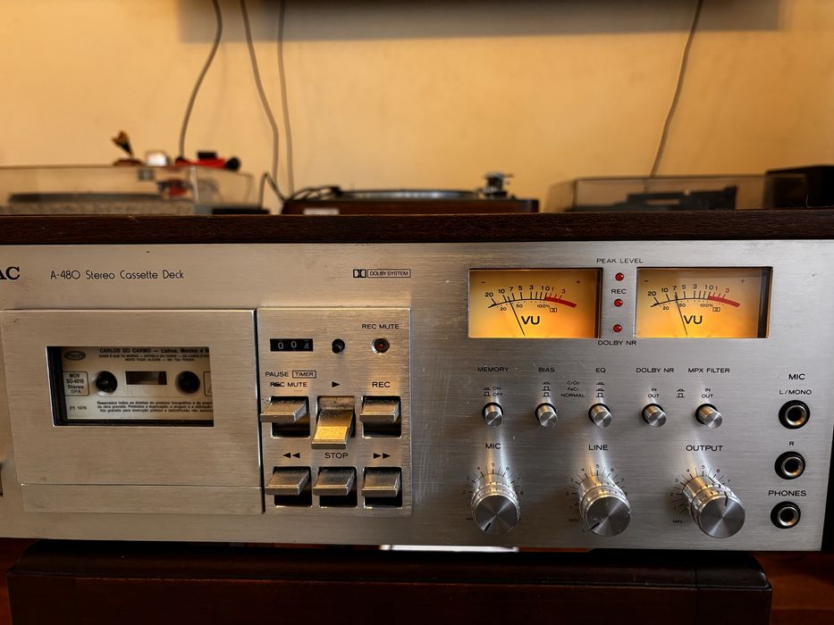 Leitor Cassetes Teac A-480