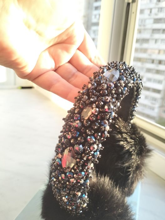 Хутряні зимові навушники