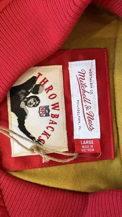 Нова куртка бомбер Mitchell & Ness NFL San  Francisko 49 ers (розмір L)