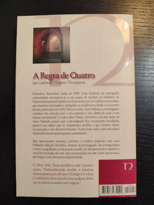 (Env. Incluído) A Regra de Quatro de Dustin Thomason e Ian Caldwell