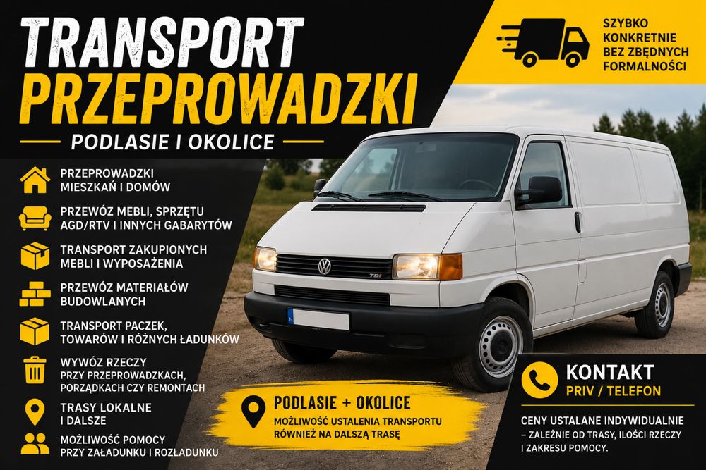 transport • przeprowadzki • przewóz rzeczy