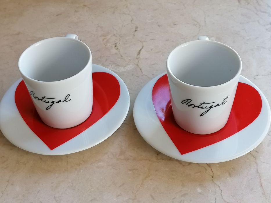 Chávenas colecção Expo 98 Lisboa