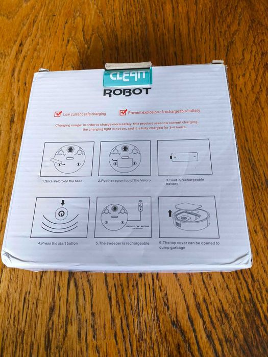 Mini odkurzacz domowy inteligentny robot zamiatający