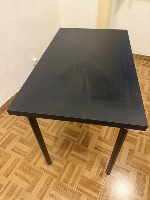 Vendo Mesa IKEA LINNMON / ADILS – Preta | Usada e Estimada