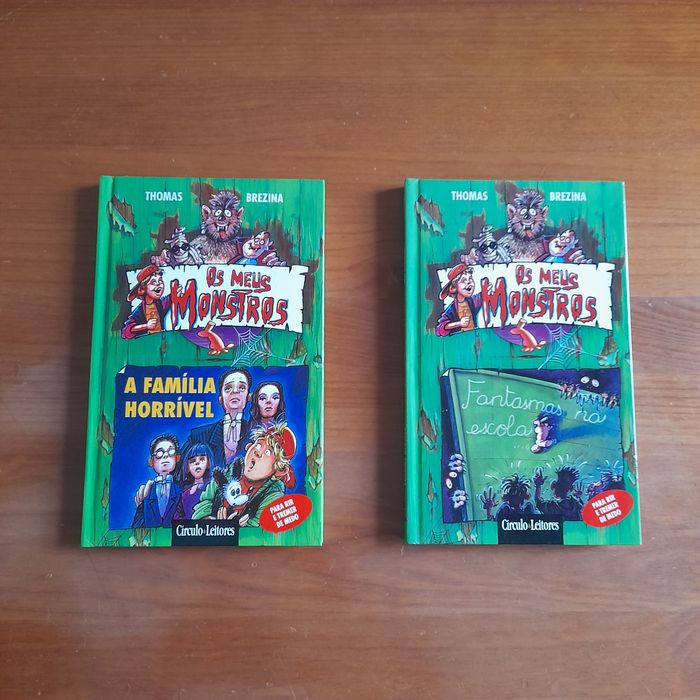 Os meus mostros livros coleção