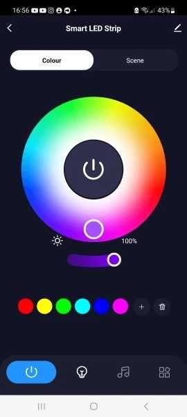 Светодиодная лента Tuya Smart Bluetooth, RGB 2835, 5 В, USB 5 м