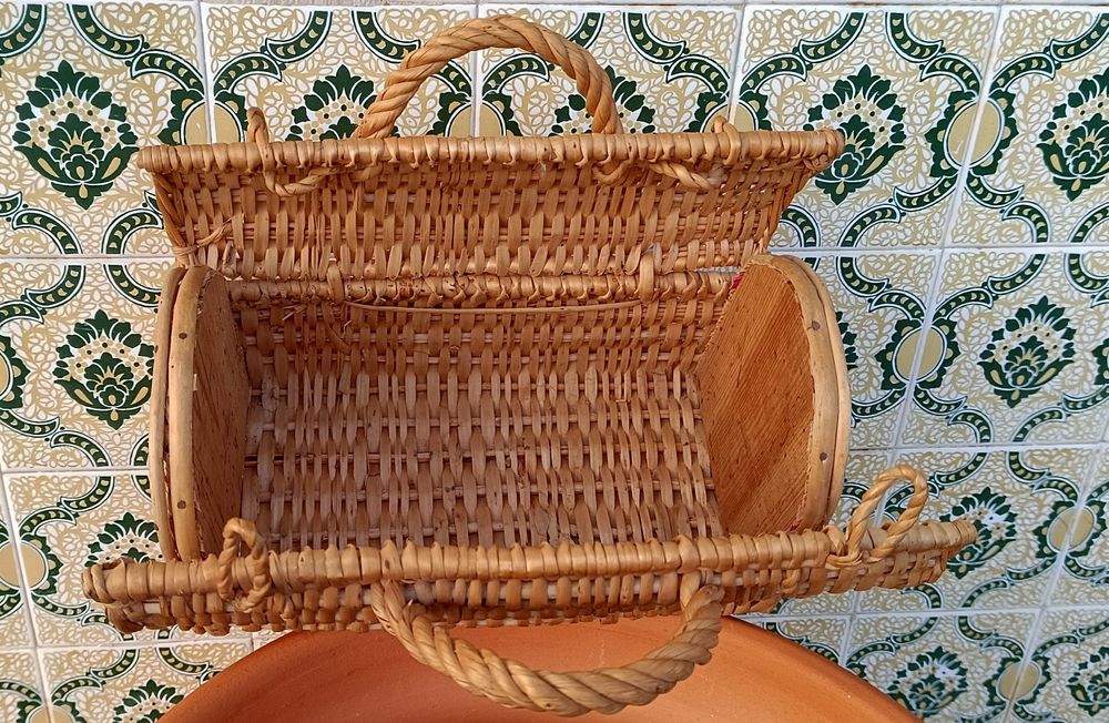 Cesta vime artesanal