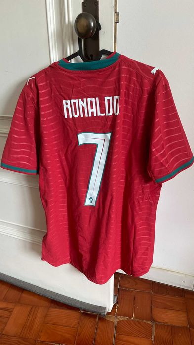 Camisola Portugal 2026 Authentic Home Jersey Men do Cristiano Ronaldo CR7, tamanho M