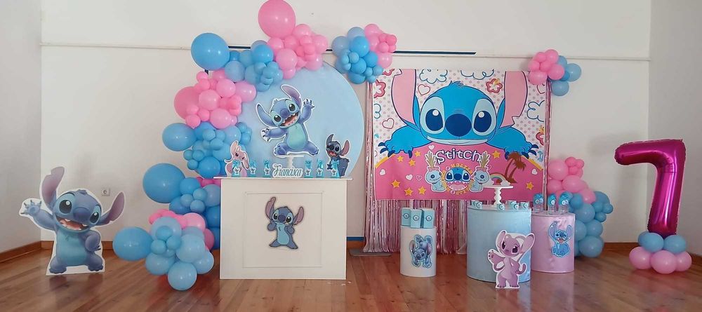 Decoraçao Panda,Stich, Divertidamente, Encanto, Lucas Neto, Spiderman