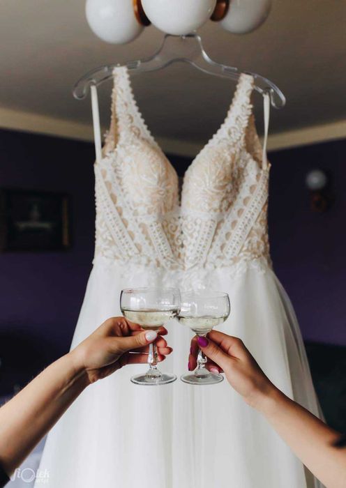 POLECAM ROZMIAR 36 Suknia Ślubna